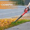 Souffleur de feuilles - teeno - 20v - 3.0ah - vitesse 288 km/h - design ergonomique