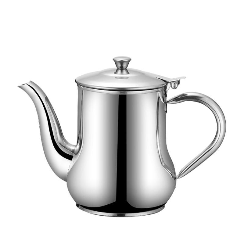 Stainless Steel Leak-Proof Oil & Vinegar Pour Bottle - Small Kitchen Container with Ounce Control