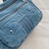 Dámská džínová taška Velkokapacitní crossbody taška Cestovní nákupní taška