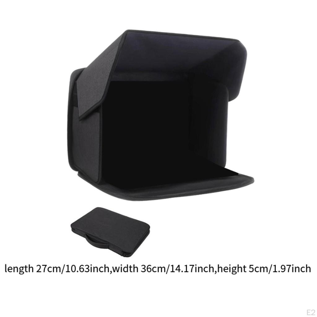 Laptop Cover 14 Inch Travel Glare Foldable Storage Bag Privacy Screen Hood for Working