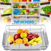 Stainless Steel Pull Out Cabinet Basket Organizer for Dish Bowl Pan Household(800mm)