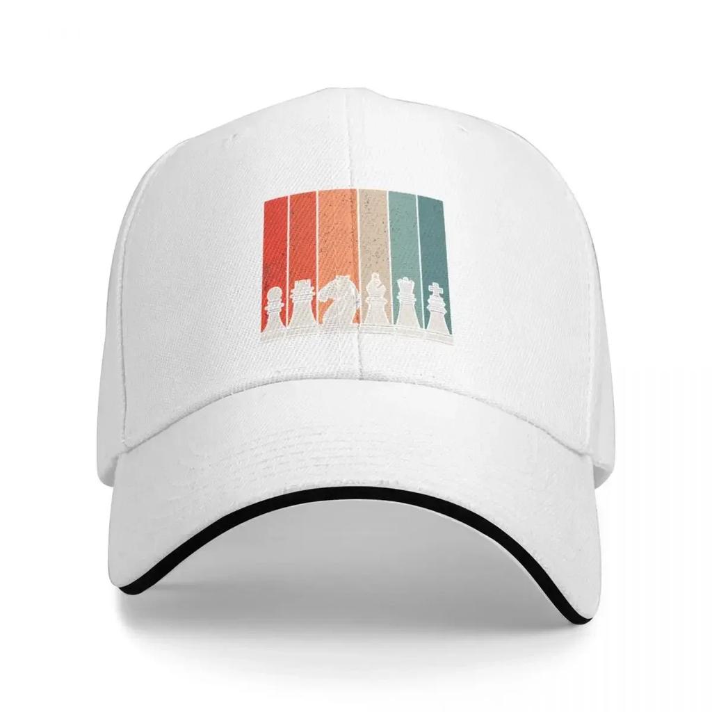 Retro chess Cap Baseball Cap sports caps Beach outing sun hat luxury woman hat Men's