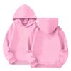 Children's Hoodies Loose Solid Color Hooded Sports Shirt Fashionable Sports Shirt