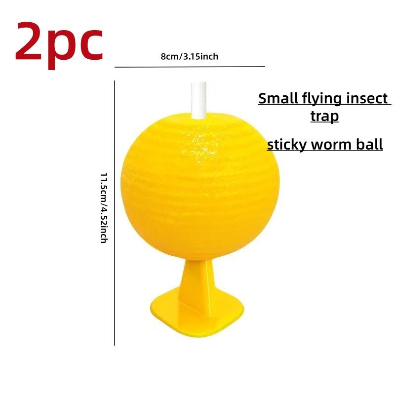 Yellow sticky insect ball lure sticky insect small flying insect sticky ball household strong sticky fruit fly fly trap