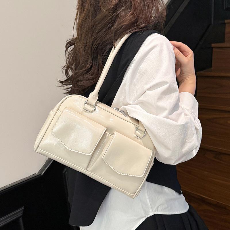 Small-scale Underarm Bag, Stylish and Retro Tote Bag, Large Capacity Commuter Bag