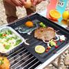 High Quality Stainless Steel Grill Griddle Pan Outdoor Camping BBQ Tools Korean Style Barbecue Non Stick Frying Steak Frying Pot