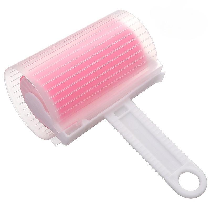 Washable Clothes Hair Sticky Roller Reusable Portable Home Clean Pet Hair Remover Sticky Roller Carpet Bed Sofa Dust Collector