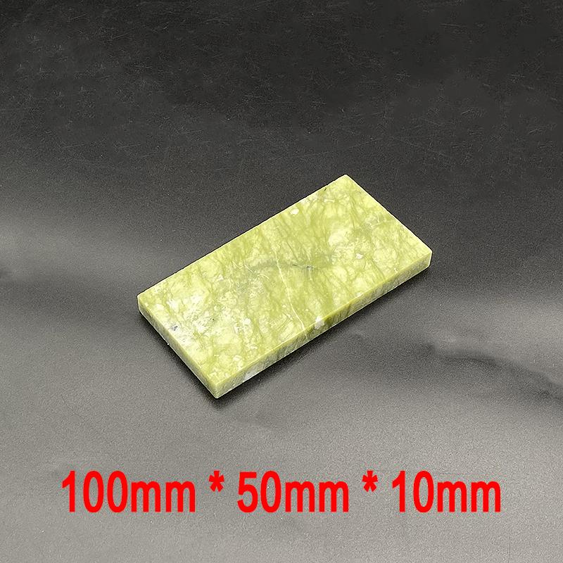 10000 Grit Přírodní zelený achátový ostřící kámen Vodní kámen Jemné broušení Leštění Holicí břitva Kuchyňský nůž Ostřič Honovací nástroj