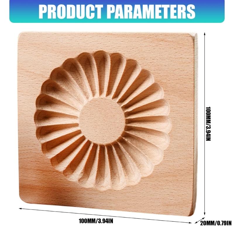 Premium Beechwood Cookie Molds For Healthy Baking With Smooth Finishes And Easy Releases Perfect For Family Kitchen