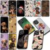 Dachshund Pet Animal Dog Cover for Apple iPhone 16 17 Air 14 15 Pro Max Plus 16+ 16E 14+ ProMax Casing Coque Case