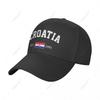 Gorra de Béisbol Unisex Croacia EST Día de la Independencia Sol Salvaje Visera Ajustable para Exteriores para Mujeres Unisex