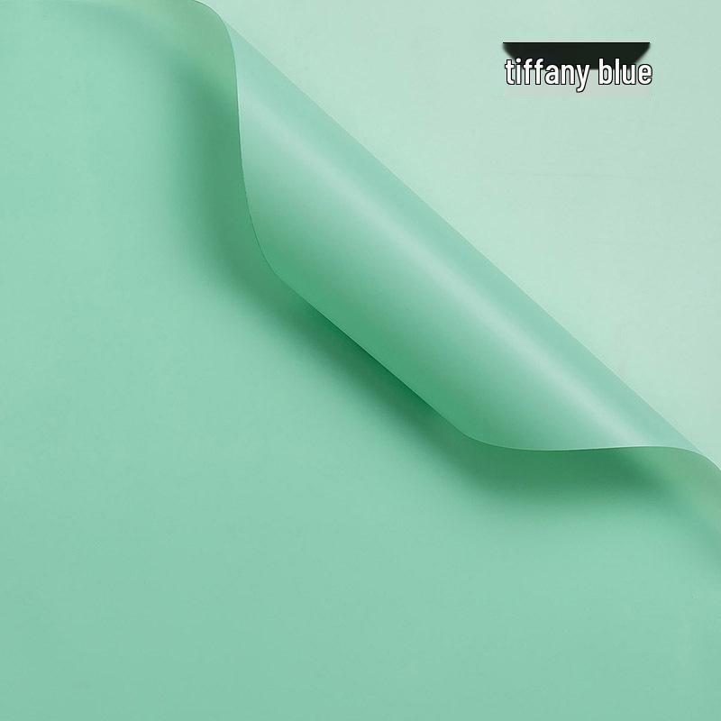 Solid Color European Fresh Flower Wrapping Paper for Bouquets - Korean Style Floral Art Gift Material.