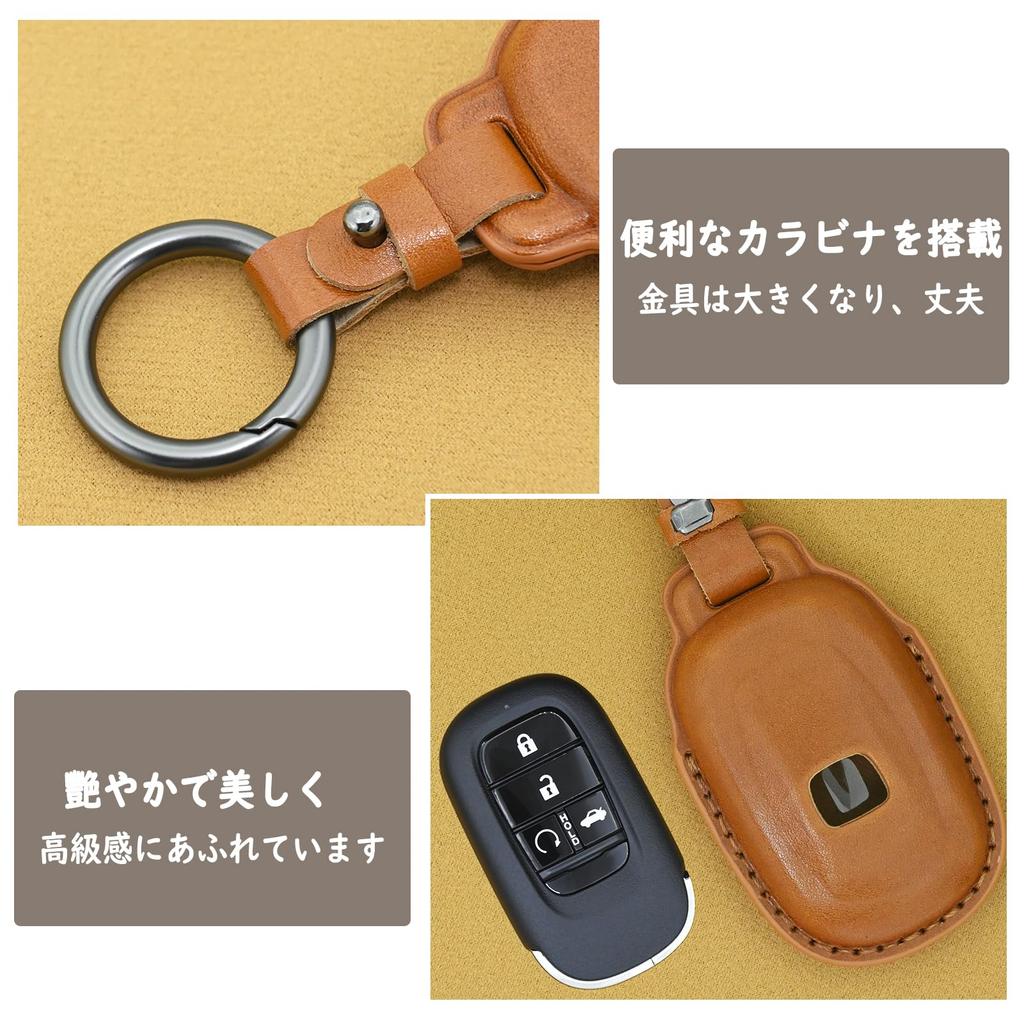 Compatible with Honda Smart Key Cover for New Vezel RV Stepwgn Civic Hatchback New JF5 and New Freed Type [Ysemco] Case/Key Series, Spada, FL1, ZR-V,
