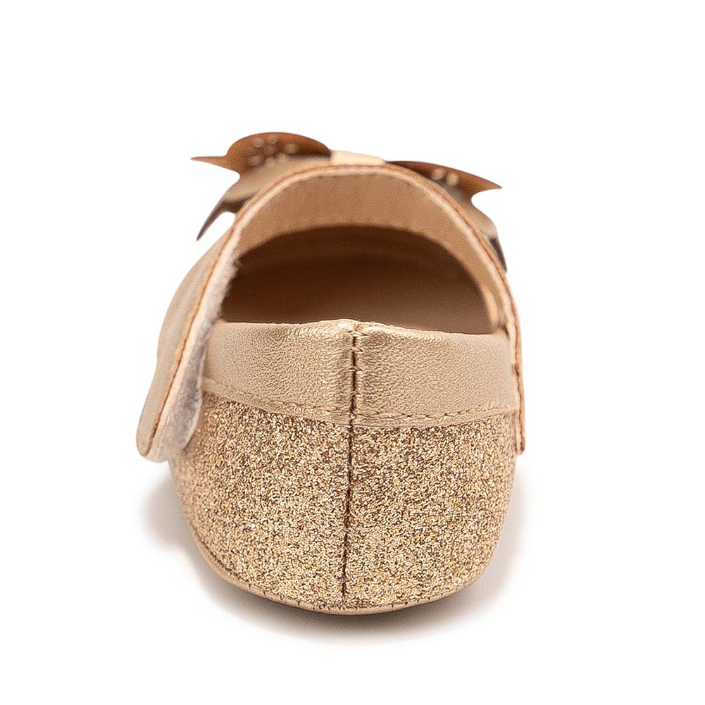 Βρεφικά Κοριτσάκια Μαλακά Παπούτσια Mary Jane Βρεφικά Αντιολισθητικά Μαλακή Σόλα Γκλίτερ Παγιέτες Προπατητούρες Δερματίνη Νεογέννητο Φιόγκος Πριγκίπισσα Γάμος Πρώτα Παπουτσάκια 0-18Μ