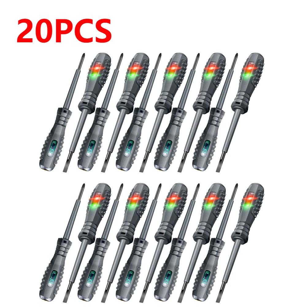 ANENG B05 Word/cross Screwdrivers Indicator Meter Electric Pen Insulated Electrician Highlight Pocket Tester Pen Tools 2-20pcs