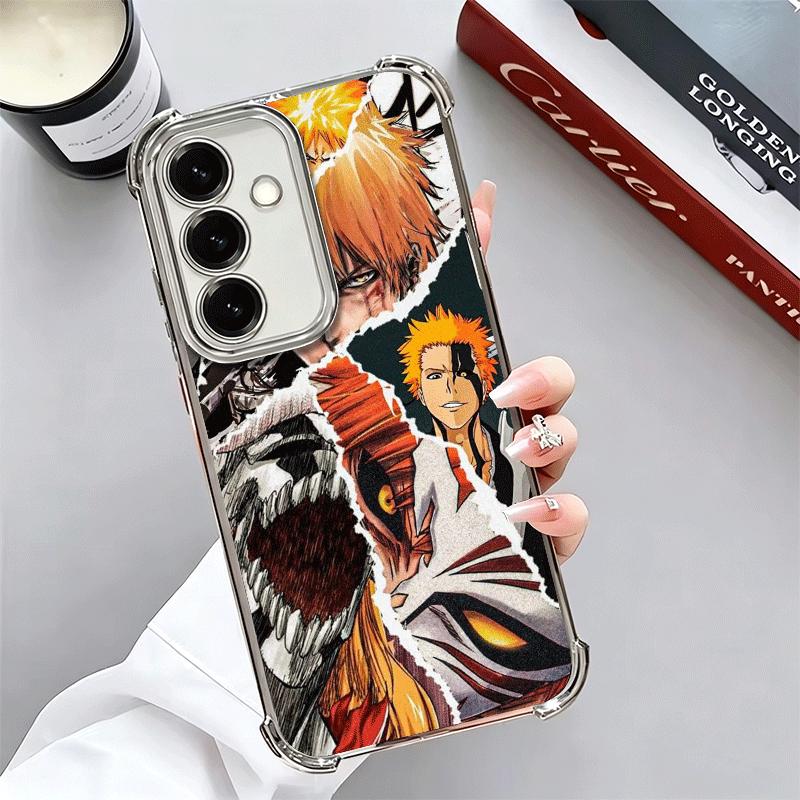 

Bleach Kurosaki Ichigo Plating Phone Case For Samsung A17 A07 A37 A57 A16 A56 A15 A55 A14 A54 A13 A53 A26 A36 A25 A35 A24 A34 A2 Samsung A33
