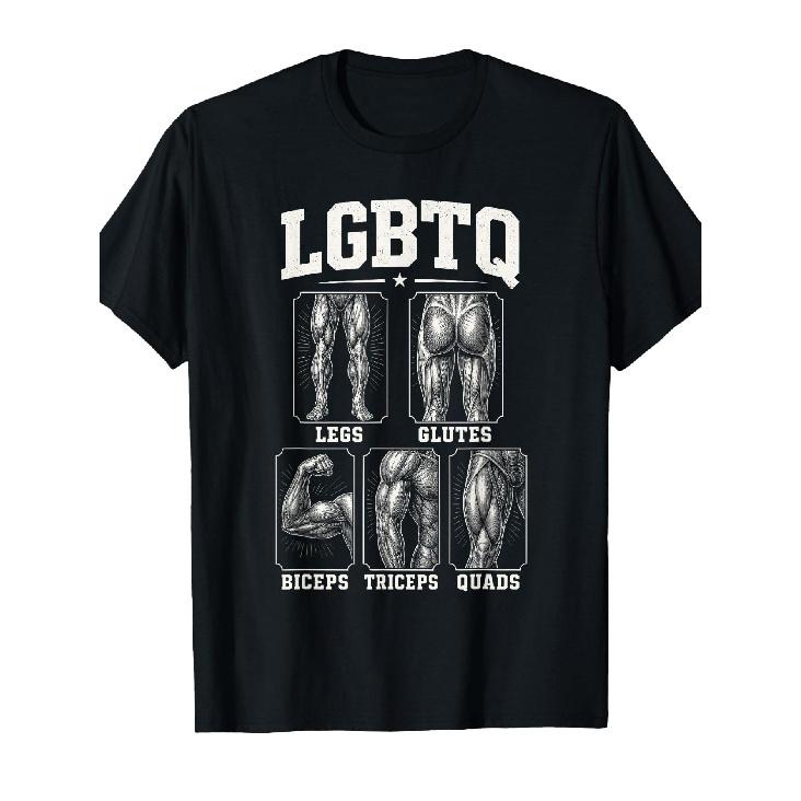 Camiseta LGBTQ Fitness de Entrenamiento de Levantamiento de Pesas para Gimnasio 2XL negro