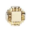 Nine-Tooth Pure Copper Metal Alloy Gear-Linked Fidget Spinner Ferris Wheel with 34-Gear Rubik's Cube Design