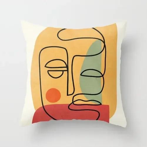 Nordic Abstract Geometric Collection Printed Sofa Cushion Cover Pillowcase Home Decor Party Car Bedding