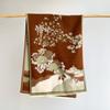 Landscape Flower Language Winter Office Imitation Cashmere Warm Scarf Send Mom Retro Flower Air Conditioning Shawl
