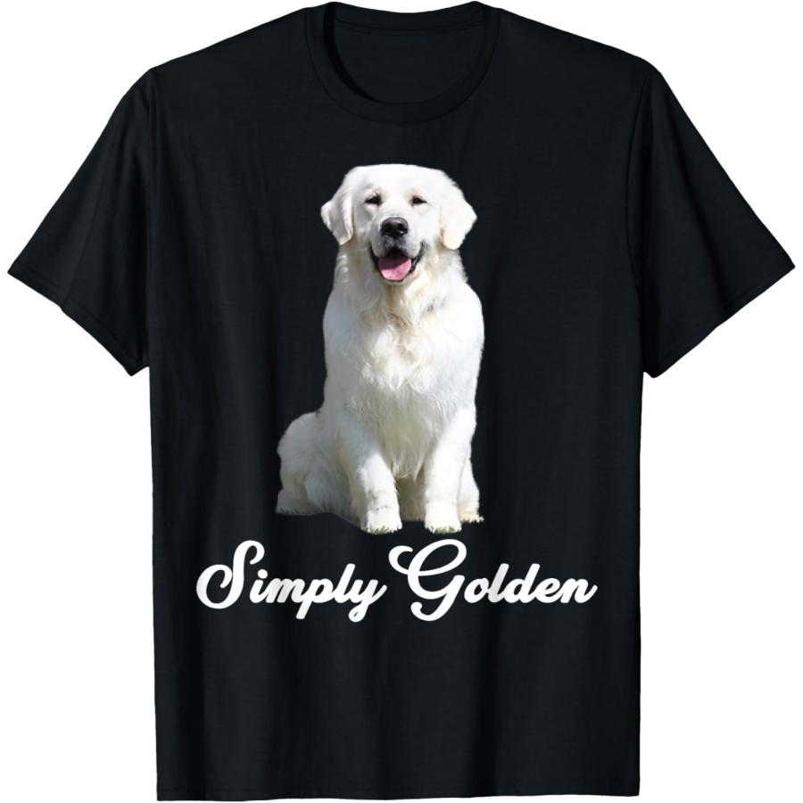 White English Cream Golden Retriever Simply Golden T-Shirt XXXXXL чёрный