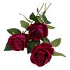 5pcs Simulated Rose Bouquet Artificial Flower Arrangement Vibrant Simulated Flower Bouquets No Withering Long-lasting Decor for Home