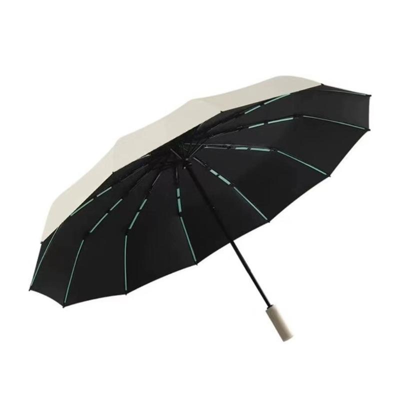 Auto Open/Close Umbrella with 60 Ribs for Comfortable Handle For Sun and Rain Multiple Purpose