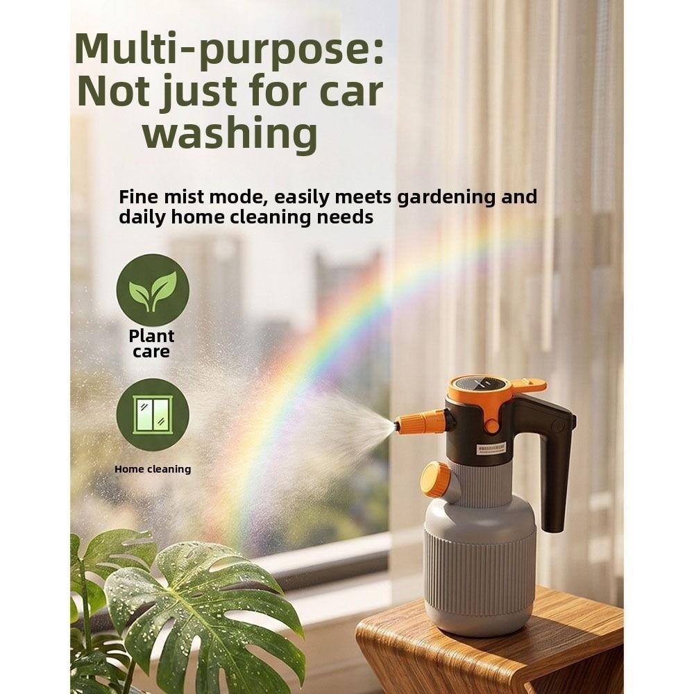 Rechargeable Electric Foam Sprayer Handheld Car Wash Sprayer Snow Foam Sprinkler Household Use