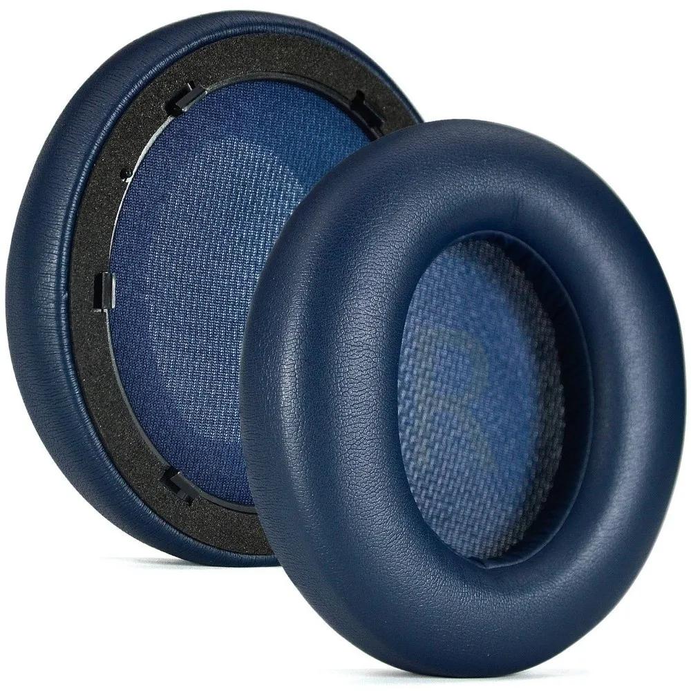 1 Coppia Cuscinetti Auricolari di Ricambio per Cuffie Schiuma Spugna Gel Raffreddante Cuffie Paraorecchie Pelle Proteica per Anker Soundcore Life Space Q45