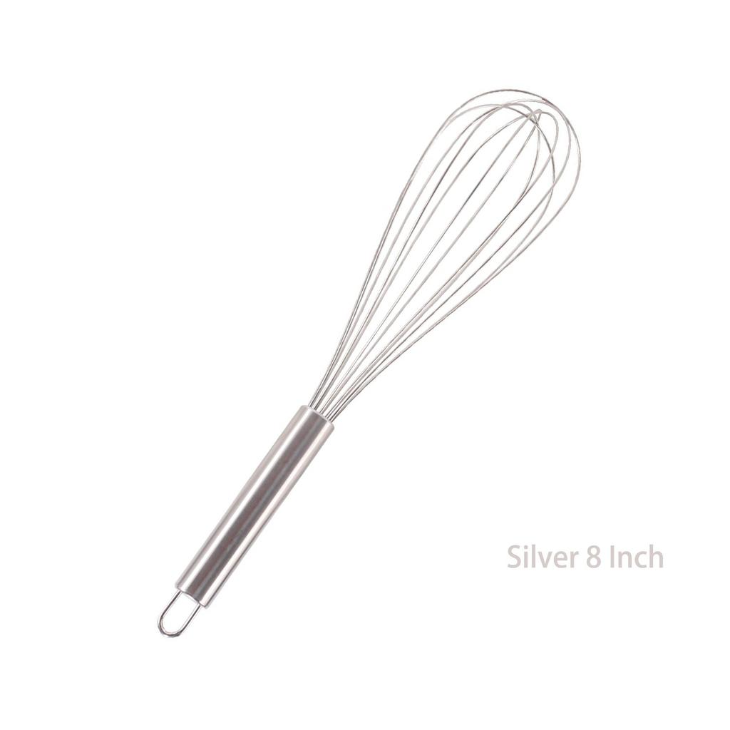 8/10/12 Inch Egg Whisk High Quality Stainless Steel Egg Whisk Kitchen Wire Balloon Whisk Milk Egg Beater Mixing Tools