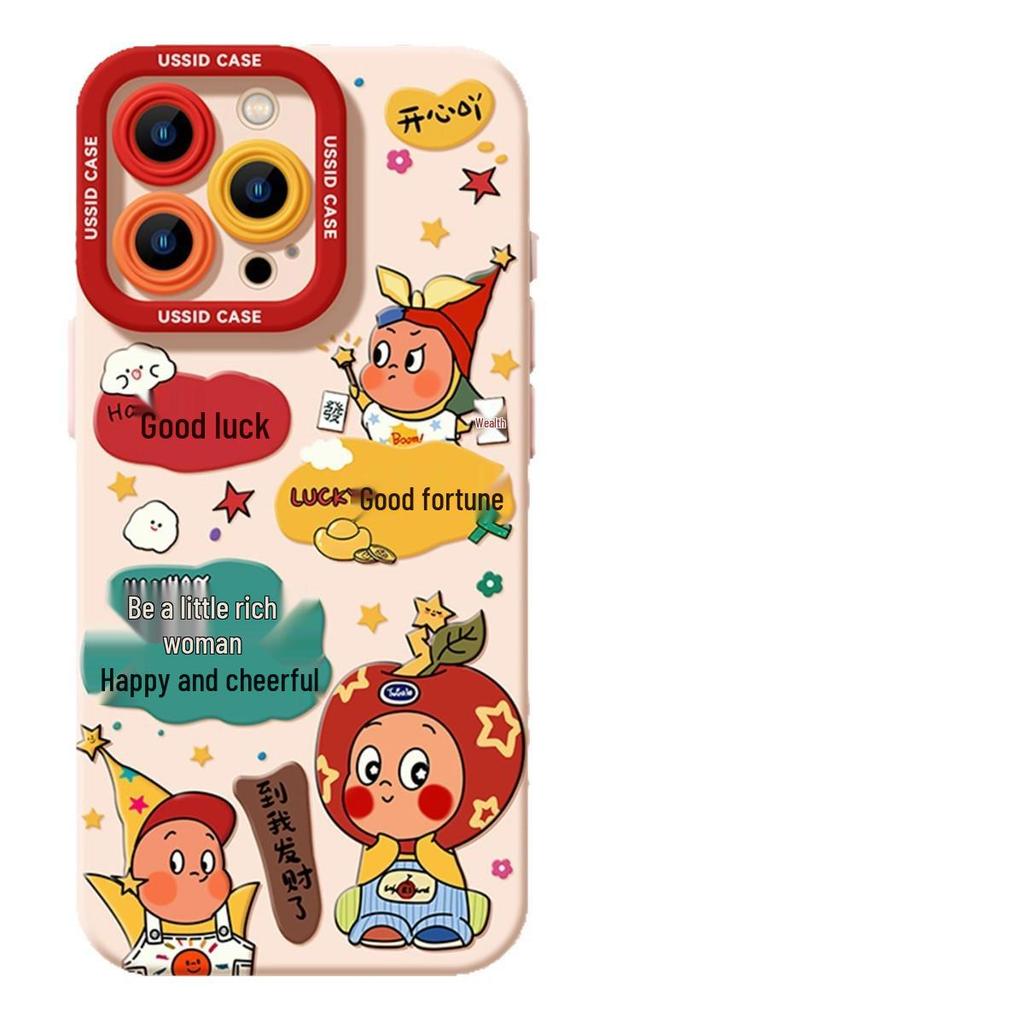 Cartoon Character Silicone Case for Apple iPhone 12 Mini, 13 Pro Max & 16 Plus