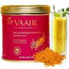 VAAHE Premium Haldi Doodh Masala | Ashwagandha und Süßholz | Goldene Milchpulver | 100% Rein und Natürlich | Premium Blechdose (70 gr)