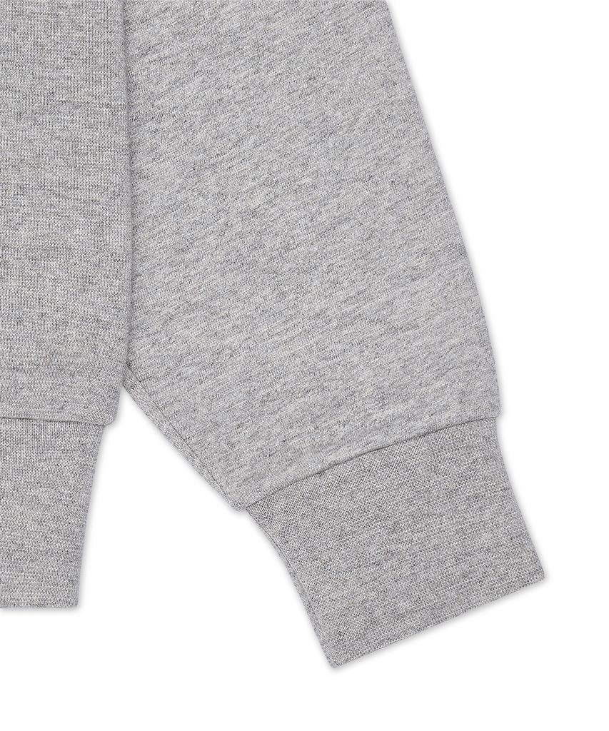 Fleece Graphic Hoodie - Grey
