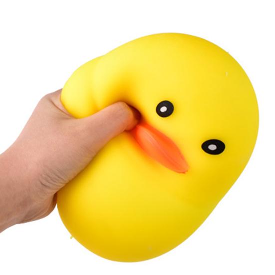 Large Duck Stress Reliever Slow Rise Soft TPR Squeeze Toy for Adults Kids Anxiety Relief Sensory Figurine