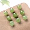 Hetian Jade Qinghai Clear Green Round Beads – High Ice Quality, No Impurities or Cracks.