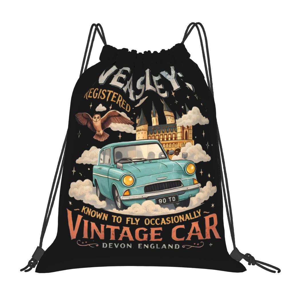 Custom H-Harryes Drawstring Bags Men Women Portable Sports Gym Sackpack Witchcraft Shopping Storage Backpacks