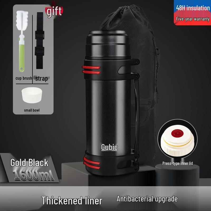 Large Capacity Stainless Steel Thermal Mug for Outdoor and Car Travel