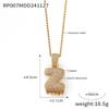 Elegant European-Style Necklace: Women's 26-Letter Diamond-Inlaid Copper Pendant on Titanium Steel Clavicle Chain