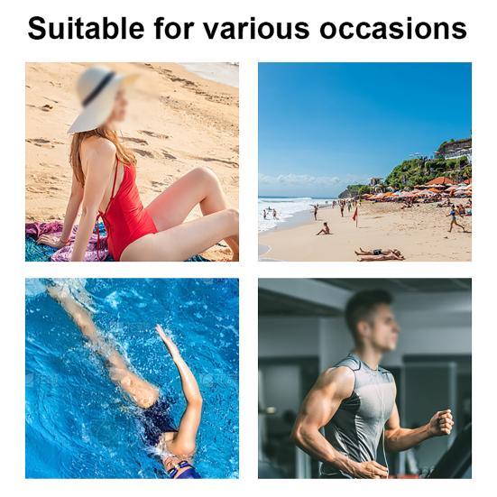 Beach Chair Cover with Side Pockets Absorbent Lounge Chair Cover Quick Dry Towel Chair Cover for Sun Lounger Pool Sunbathing Garden Beach