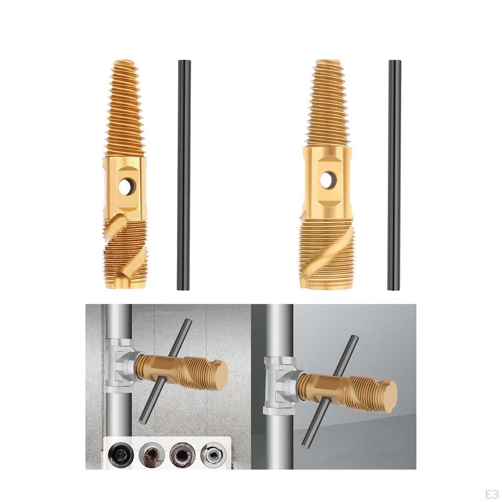 Damaged Screw Extractor Broken Wire Water Pipe Repairer Multiple Functions Convenient Metal