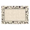 French Secret Garden Waterproof Stain-Resistant Carpet: Luxurious Medieval-Inspired Blanket for Living Room, Bedroom, or Coffee Table Use.