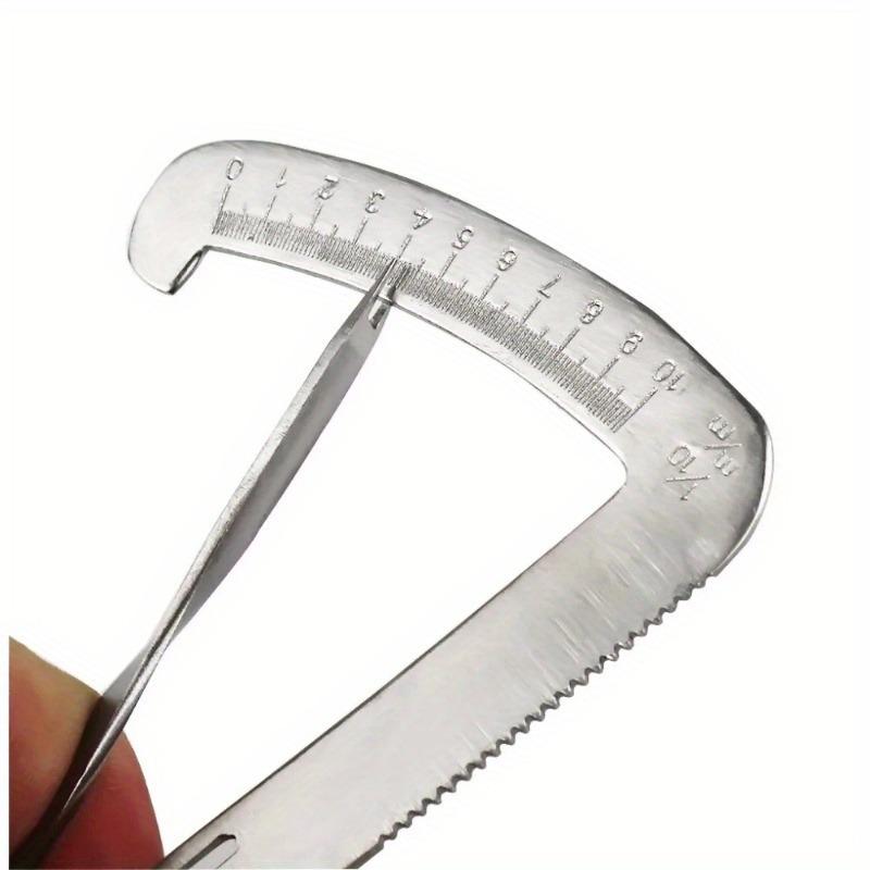 Calibro di misurazione da 1 pezzo per misure da 0 a 10 mm, calibro per laboratorio odontotecnico, calibro per corone dentali in metallo e cera, strumenti chirurgici