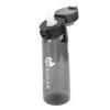650ml Air Scent Water Bottle Straw Scent Water Cup with 2 Rings for Hiking Picnic Outdoor Travel
