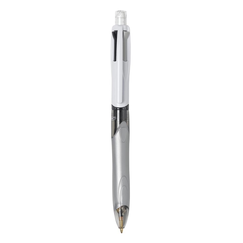 Retractable Ballpoint Pen with Mechanical Pencil BIC. 4-Color 3-in-1