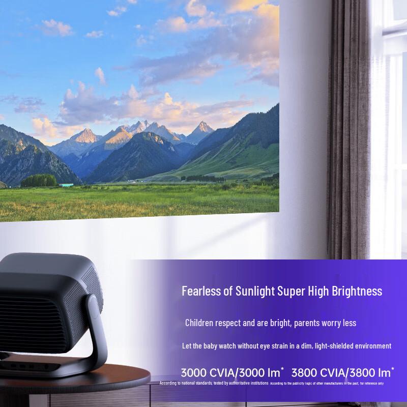 Nut N3 Pro 4K HD Gimbal Projector for Home Theater, Bedroom, and Office