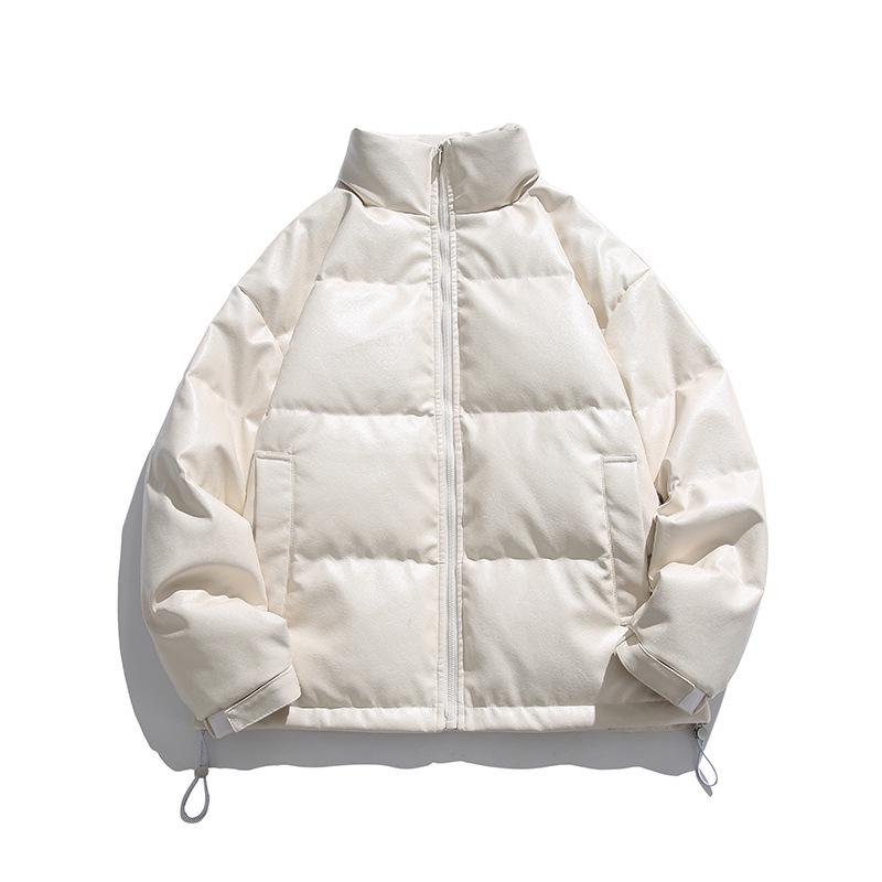 Модная мужская пуховая куртка Зима 2025: Простой, Высококачественный, Черно-белый, Универсальный стиль для пары Medium