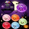 Slow Rising Halloween Squishy Toy Glitter Dumpling Squishy Toy Halloween Fidget Toy  Pinch Play