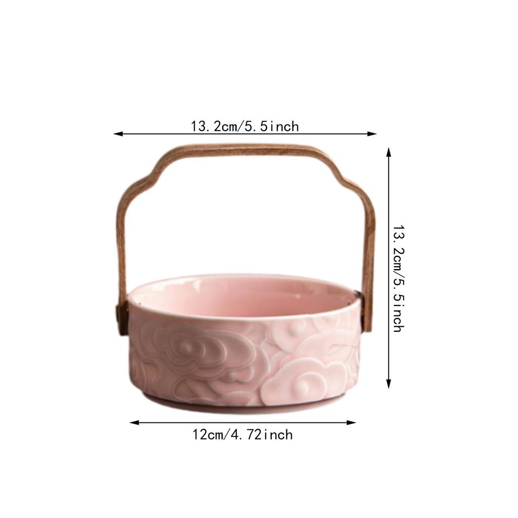 Fruit Basket Bread Basket Decor Vintage Ceramic Multipurpose Fruit Container