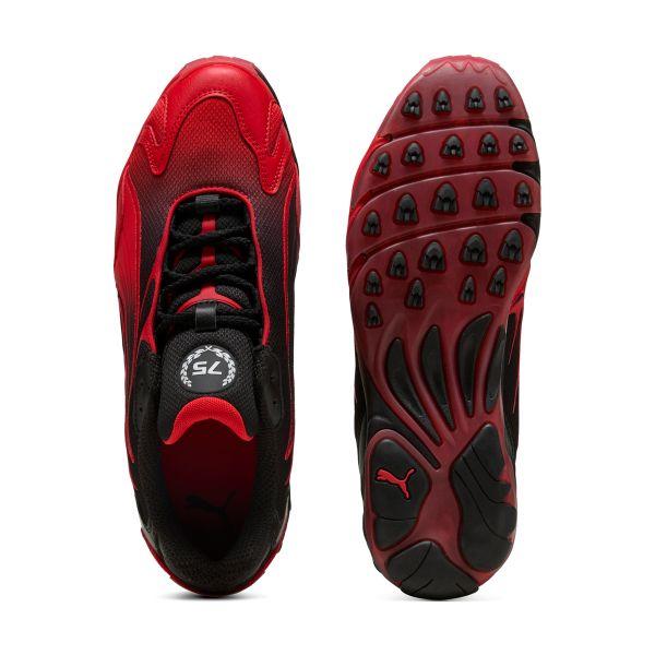 F1 x Puma Inhale 75th Anniversary Unisex Sneakers Black Black-Pop-Red 308889-01