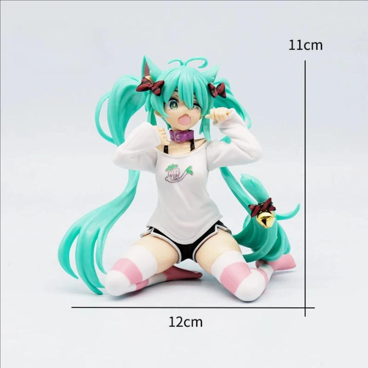 

Sitting Posture Cat s Ear First Sound Anime Short Sleeved Pajamas Cute Peripheral Doll Model Beautiful Girl Handmade Decorations